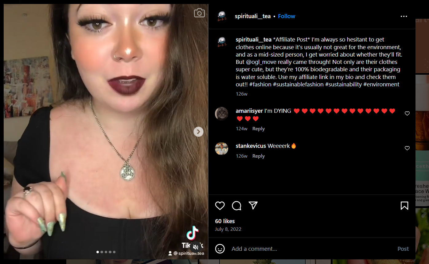 Video post on intsagram